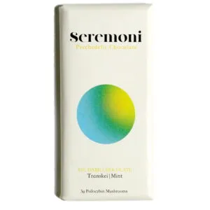 Seremoni Psilocybin Chocolate Bar Edibles (Mint & Transkei Mushrooms)